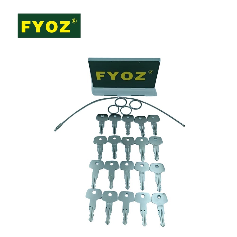 Heavy Equipment Key Set - 20-Piece 706 Key Set For Liebherr