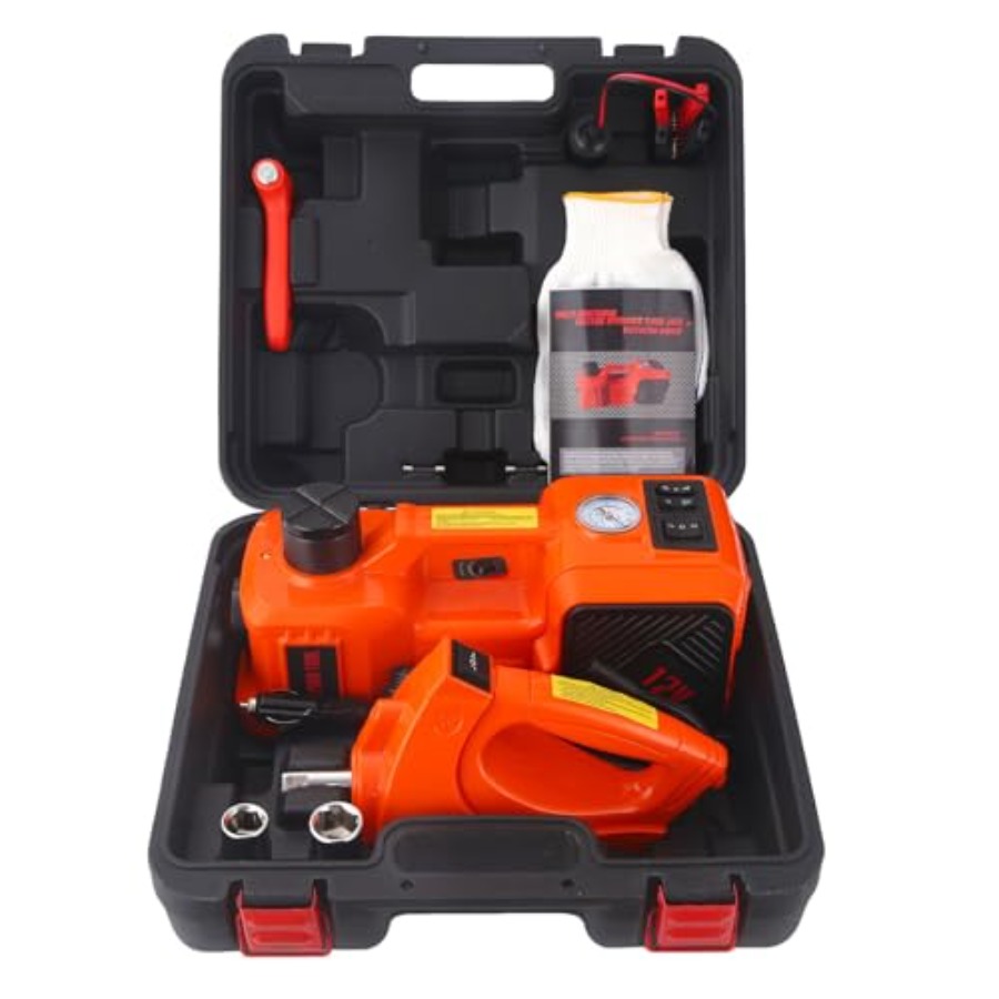 Hydraulic Floor Jack - Electric Car Jack Set 5 Ton
