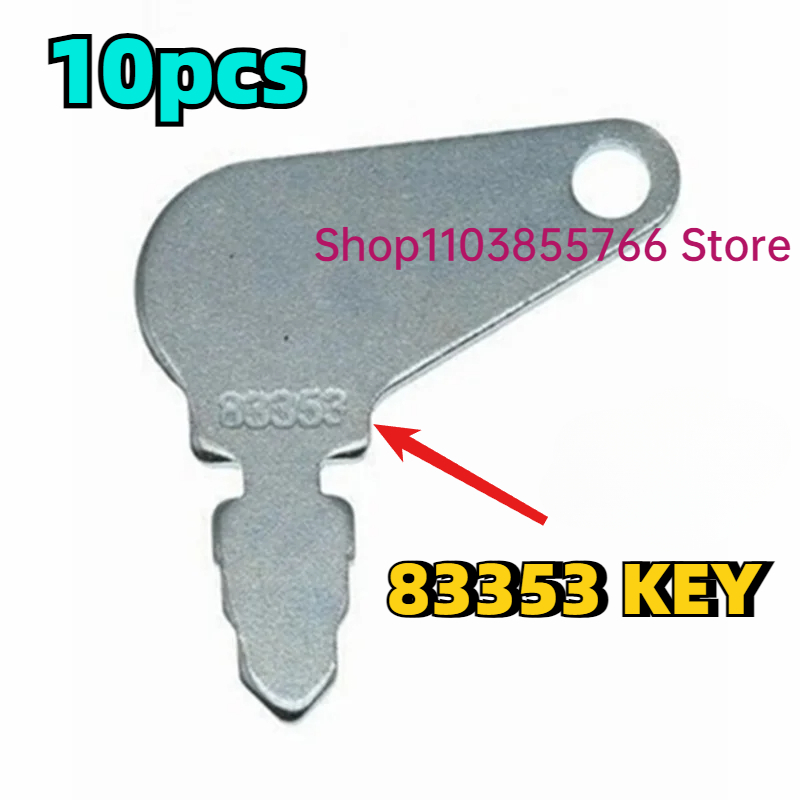 10PCS  83353 Keys For Kubota C - огляд і ціна Heavy Equipment Key Set