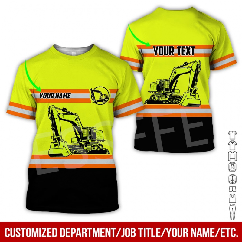 1 Piece Custom Your Picture Te - огляд і ціна Heavy Equipment Pictures