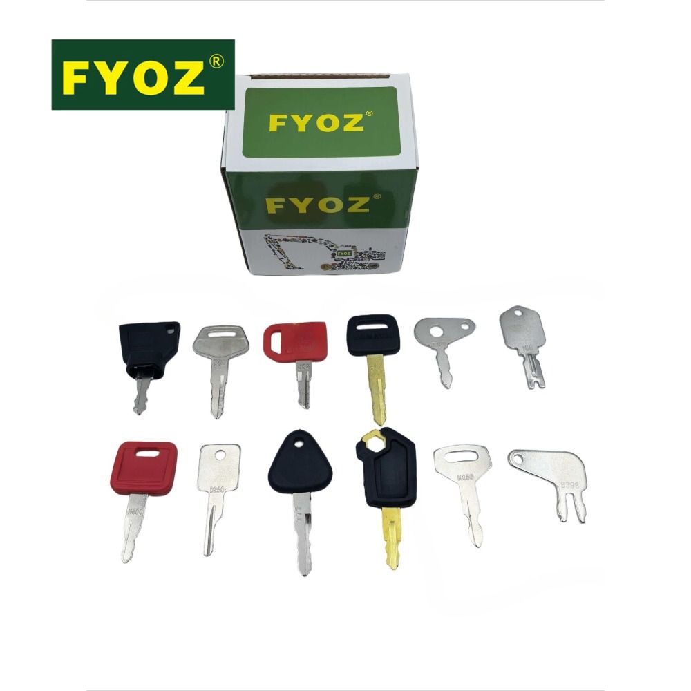 12PCS Heavy Equipment Ignition - огляд і ціна Heavy Equipment Key Set