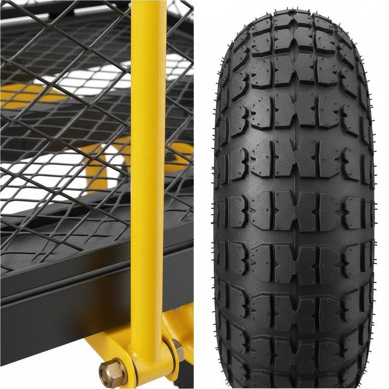 Steel Garden Cart 900 Lbs For  - огляд і ціна Heavy Equipment Work