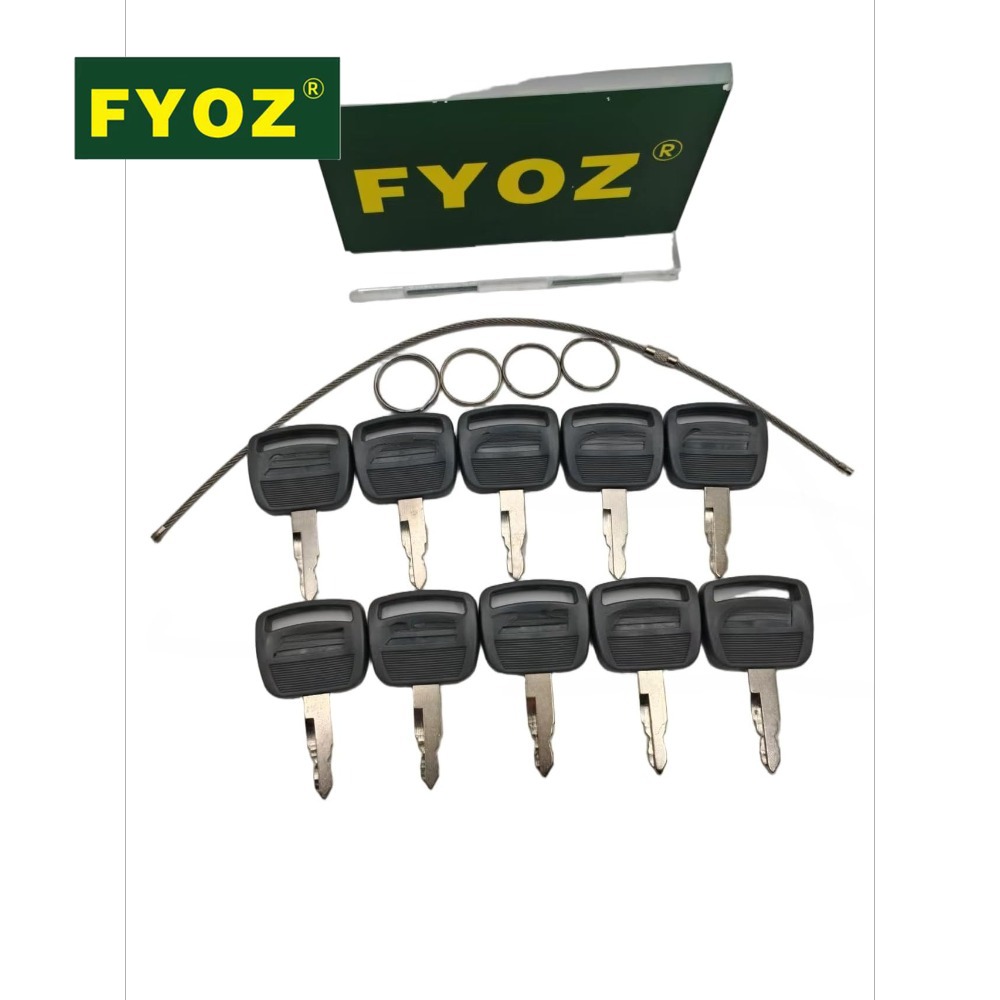 10pcs Excavator Keys S450 For  - огляд і ціна Heavy Equipment Key Set