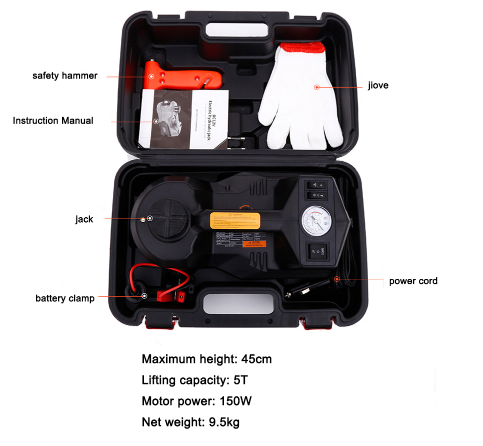 12V 5Ton Car Electric Hydrauli - огляд і ціна Hydraulic Floor Jack