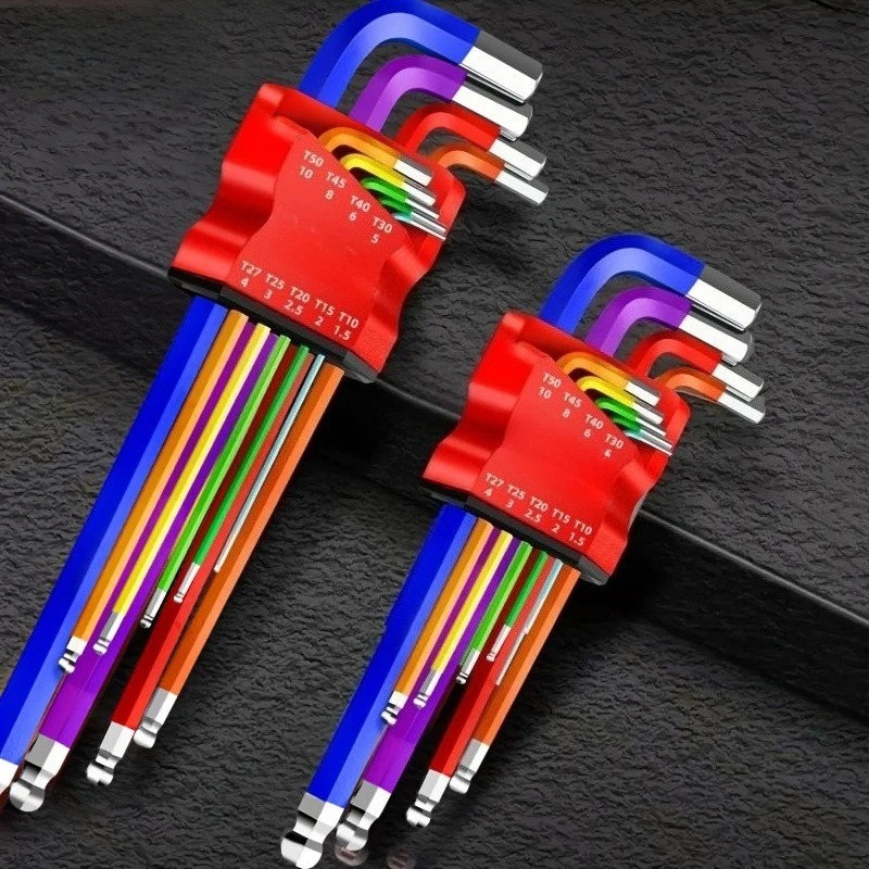 9pcs Industrial Hex Key Set, B - огляд і ціна Heavy Equipment Key Set