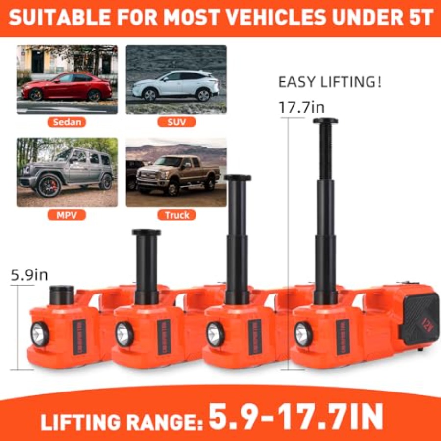 Electric Car Jack Set 5 Ton Hy - огляд і ціна Hydraulic Floor Jack