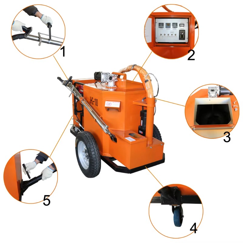 Quick Setup Crack Sealing Mach - огляд і ціна Road Crack Sealing Machine
