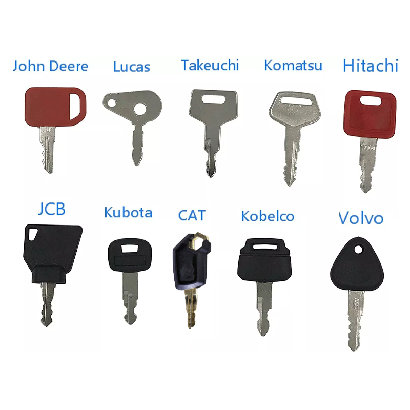 10pcs Master Key Ignition Set  - огляд і ціна Heavy Equipment Key Set