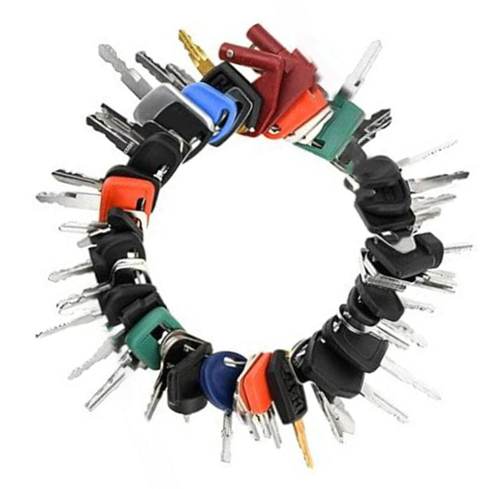 50pcs Heavy Equipment Keys Mas - огляд і ціна Heavy Equipment Key Set